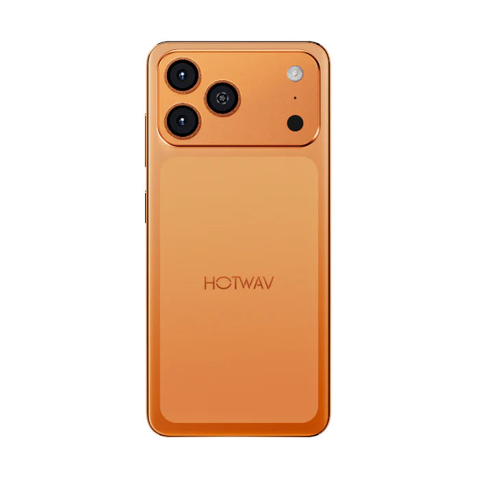 Hotwav A17 Pro Max Naranja - Vista trasera
