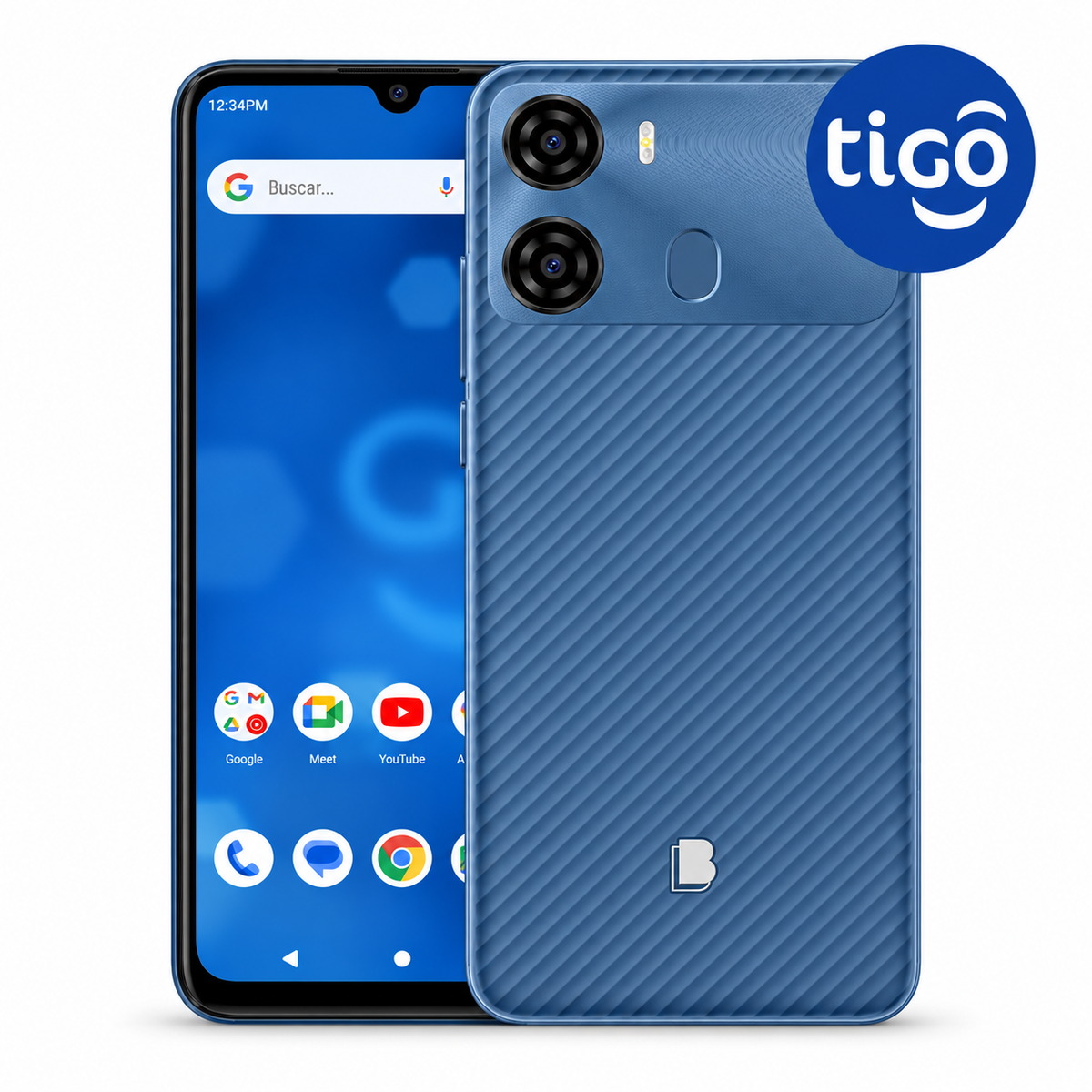 BLU J13 4 GB + 64 GB | Smartphone con Pantalla 6.80" y Batería 5,000 mAh