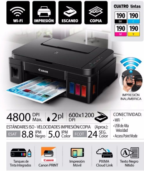 Impresora Multifuncional Canon G3100