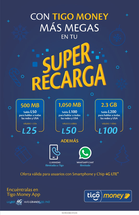 Super Recarga Tigo Money