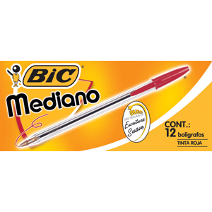 Boligrafo Bic Mediano Colores Surtidos