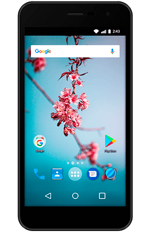 Bmobile AX1077 Plus Negro y Dorado"