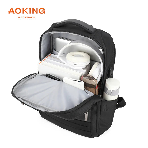 Mochila Aoking SN2116 para Laptop - Bolso de Viaje en Poliéster Premium