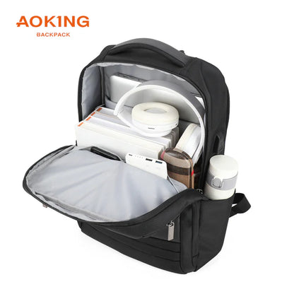 Mochila Aoking SN2116 para Laptop - Bolso de Viaje en Poliéster Premium