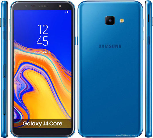 Samsung J4 CORE Azul y Dorado