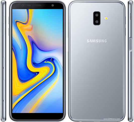 Samsung J6 + Negro y Gris