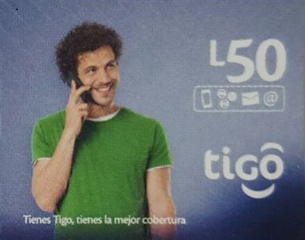 Tarjetas de Lps. 50.00