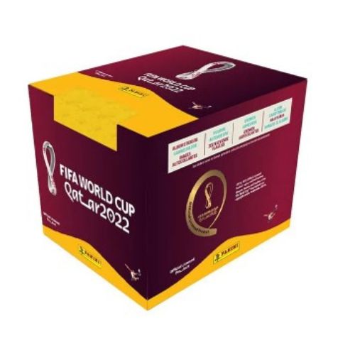 Caja de Vistas Album Panini Russia 2022 (104 Paquetes)